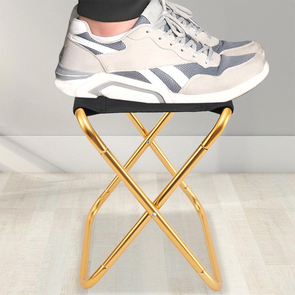 Folding Small Stool Fishing Chair Aluminum Alloy Outdoor Portable Picnic Folding Chair Ultralight MIni Storage Fishing Chair