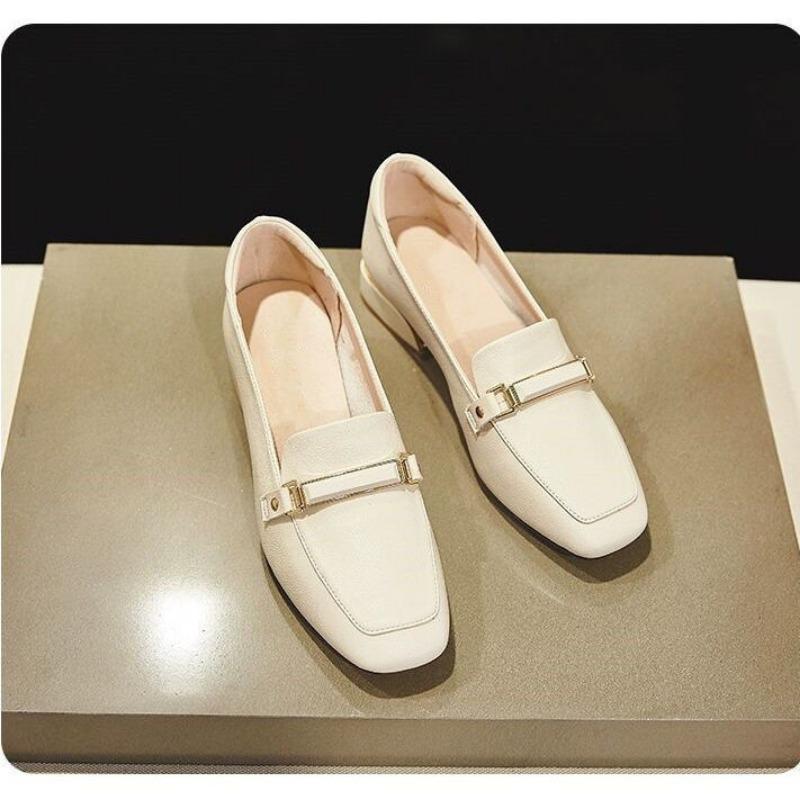 Small Leather Shoes Versatile Low Order Shoes