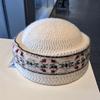 Medicine Box Hat New Ethnic Style Jacquard Melon Fur Hat Children's Autumn and Winter Knitted Landlord Hat French Cold Hat