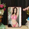 Sexy Pink Lace Lingerie Metal Tin Sign Bedroom Bar Garden Decor