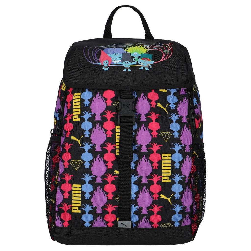 New PUMA Magic Hair Fairy Collaboration Fabric Backpack Regular Unisex Black Full Print 090261-01