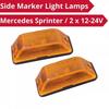 2 X Side Indicator Marker Light Lamp Amber For MERCEDES SPRINTER / 403 Bus E9 Mark