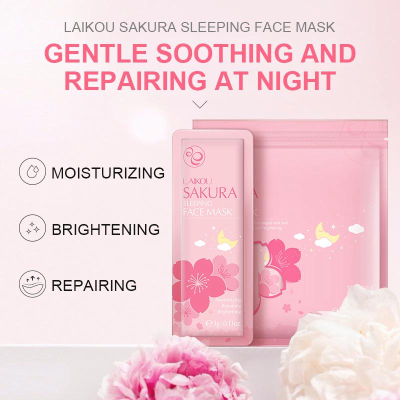 Buy Sakura Sleeping Mask NoWash Sakura Face Masks Acne Skin Care