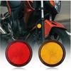 2 inch 55mm Round Reflector, Side Marker for Motorcycle ATV Scooter Dirt Bike