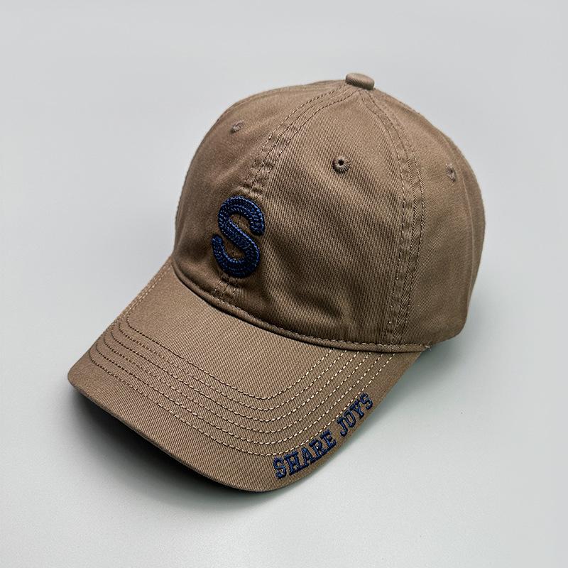 Spring And Summer Leisure Travel Baseball Hat Embroidery S Letter Male And Female Sunshade Student Street Cap