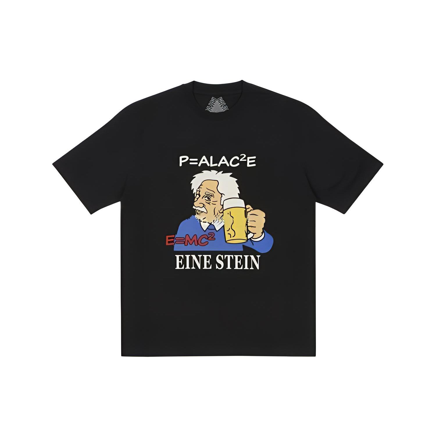 

Футболка Palace Eine Stein черная мужская уличная одежда P21TS156 L