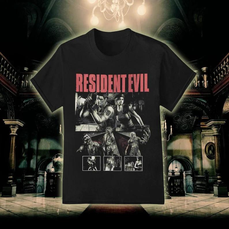 Resident Evil Classic Tee Unisex Short Sleeve Shirt S-5XL XXXL