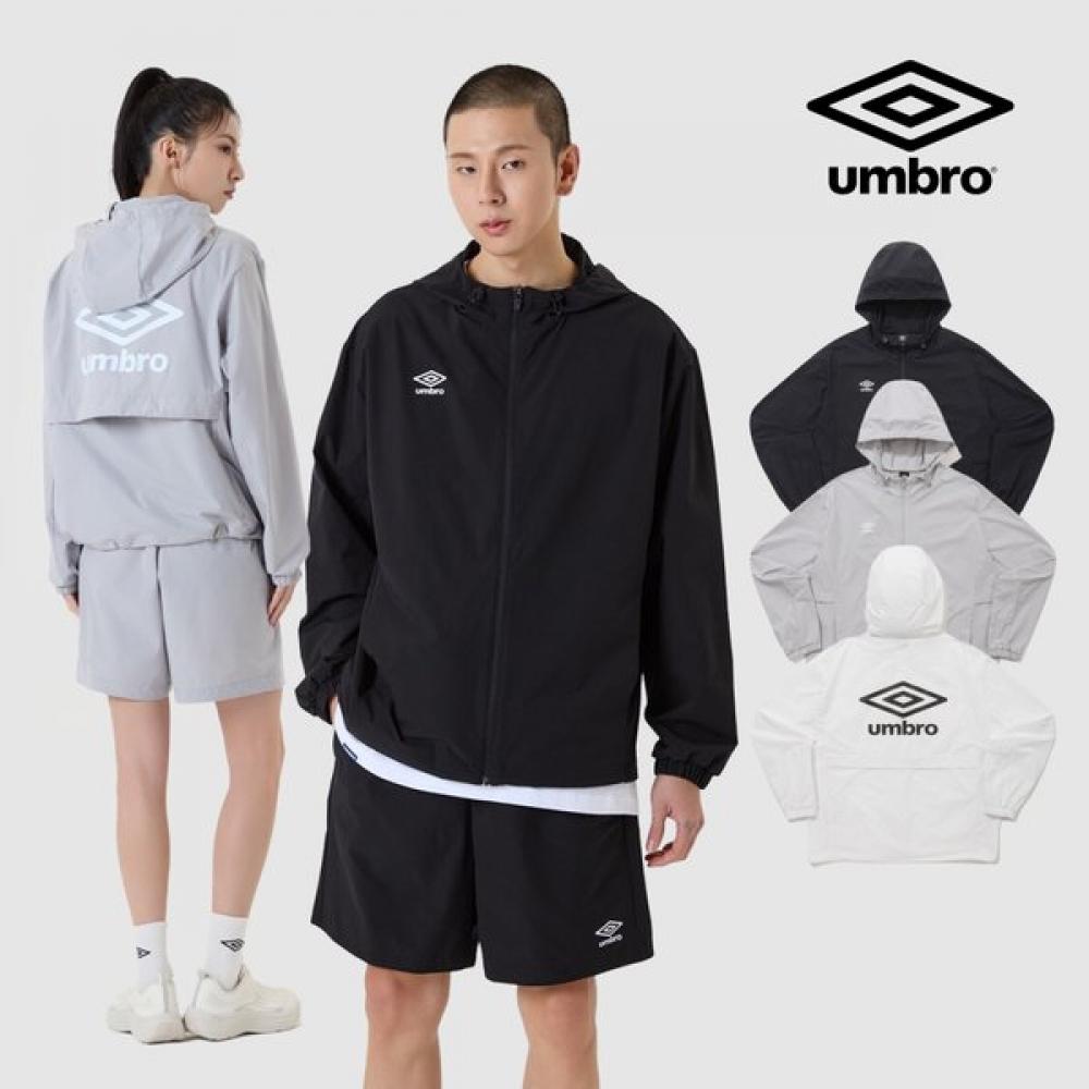 Umbro Active Hooded Windbreaker Jacket Uq123sjk31 white/90
