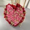 Cross Simulation Rose Heart Wall Decoration for Weddings - Hanging Décor for Home, Wedding Rooms, Cars, and More
