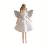 New Christmas Plush Angel Doll Pendant Ornaments Xmas Tree Hanging Decorations For Home Festive Party Decor 2025 New Year Gifts