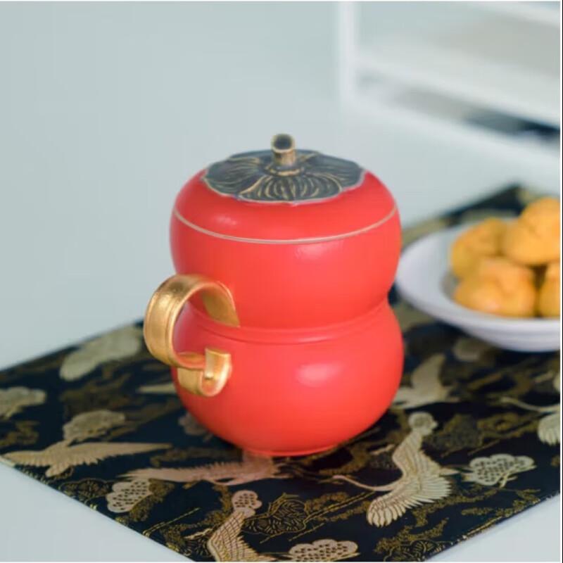 Wanqian Tang Ceramic Office Tea Mug with Lid