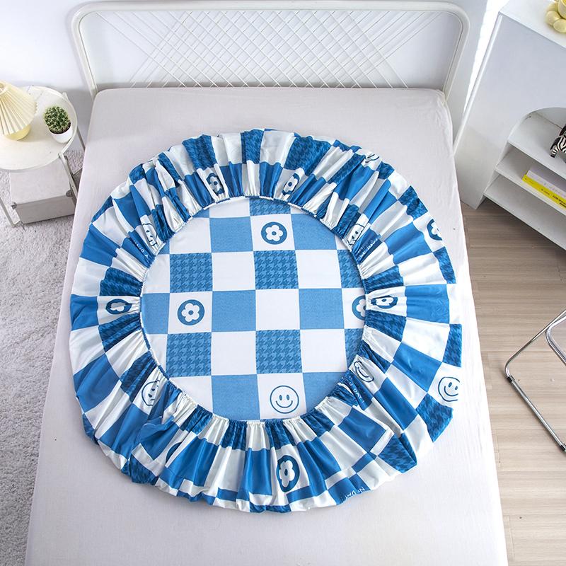 1 buc. Husă pentru saltea cearșaf îmbrăcat cu patru colțuri cu cearșaf de pat cu bandă elastică (Fara fata de perna)