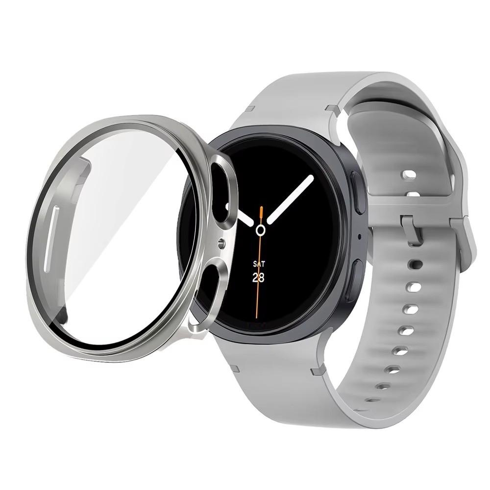 Case + Band for Samsung Galaxy Watch 8 44mm 40mm Sport Wrist Replacement Belt Correa Bracelet+Cover+Glass Galaxy Watch 8 Straps