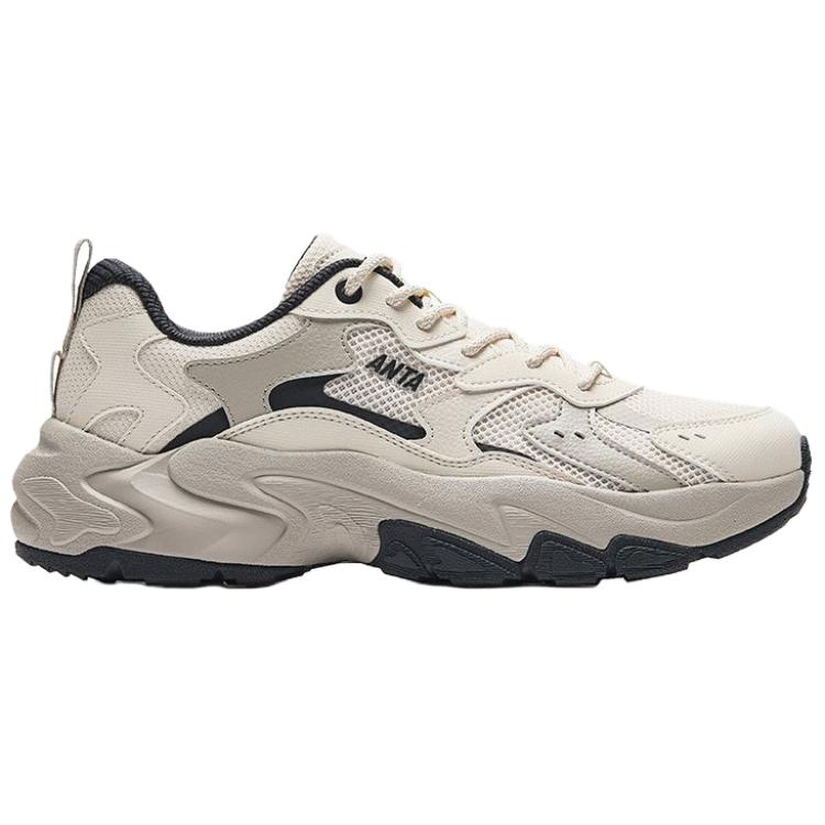 Anta Star Sea 2.0 Fashion Versatile Non-Slip Breathable Wrap Low-Top Dad Shoes Unisex sneaker White Gray 912538839-3