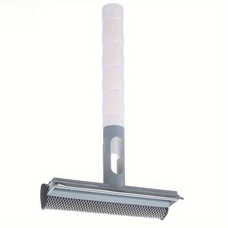 

Щетка для мытья окон 3 в 1, стеклоочиститель для зеркала в ванной комнате, с распылителем, двухсторонний очиститель для окон, скребок для мытья окон серый