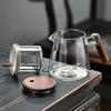 Heat Resistant Tea Separation Glass Teapot 650ML One-button Filtering Teapot  Home