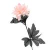 Burgundry Dahlia Black Artificial Flower Branch Wedding Flower Wall Arrangement Materials Halloween Fake Flower Table Home Decor