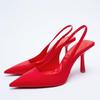 Women Heel Sandals Pointed Toe Thin High Heels
