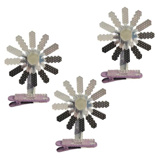 Design Načítání Mozku Sponka do Vlasů Humorný Výraz Rotační Sponka do Vlasů Protiskluzové Zuby Stabilní Design Vlasová Spona