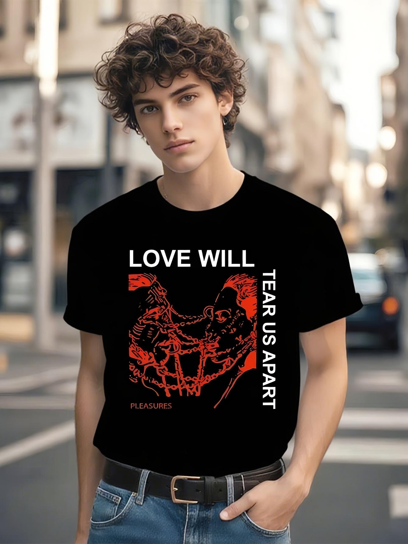 and Wo Lil Peep Love Will Tear Us Apart Graphic Tshirt Gr... L
