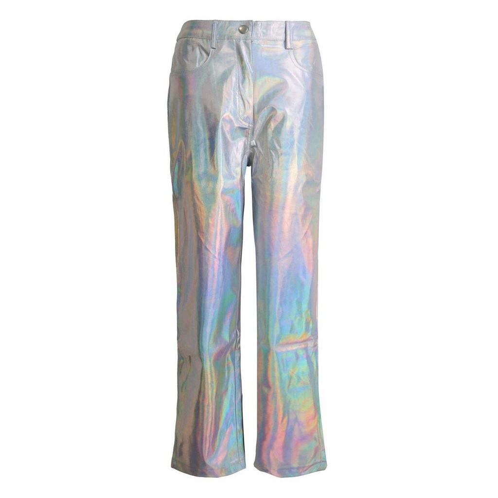 AmyLynn Womens/Ladies Lupe Metallic Straight Trousers