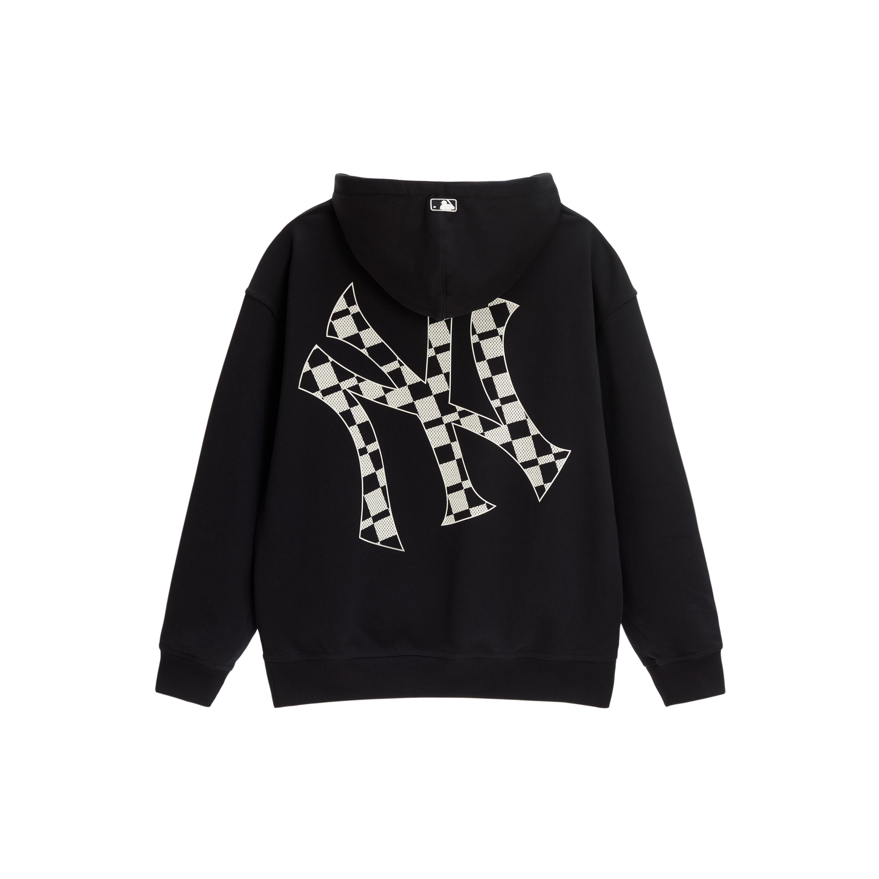 MLB 23Fw New York Yankees Logo Print Sport-Kapuzenpullover Unisex Kapuzenpullover Schwarz 3AHDO0134-50BKS S black