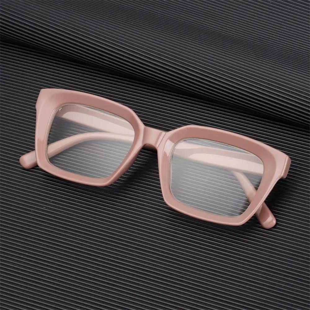 Portable New Fashion Vision Care Antifatigue +100~+400 Diopter Anti-Blue Light Reading Glasses Foldable Present Glasses box