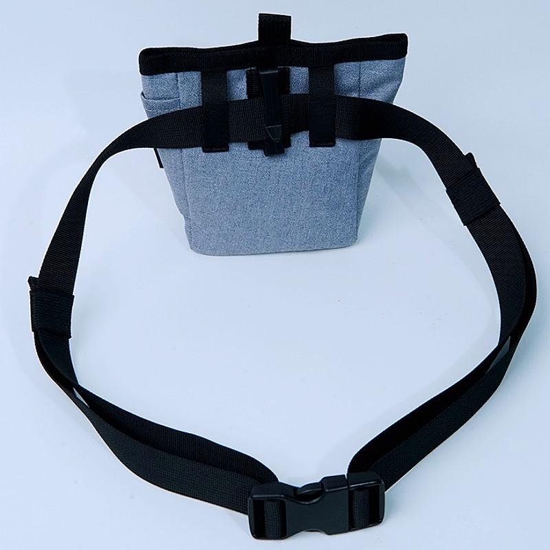 Dog Poop Bag Holder Hands Free Snack Bags Dog Poop Bag Dispenser Waterproof Snack Bags for Puppy Training with Belt Pet Supplies