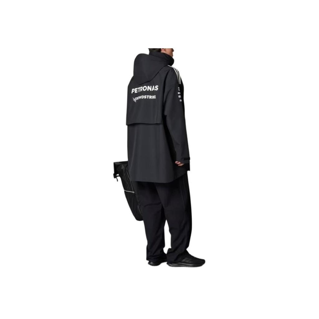 adidas X Mercedes-AMG Petronas F1 Collaboration Teammy Shelter SS25 Motorsport Fashion Versatile Casual Long Sleeve Jacket Men Jacket JZ7401