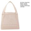 Storage Bag Large Capacity Zipper Closure Beach Bag with Handle Design Visible Mesh Bag Makeup Organizer