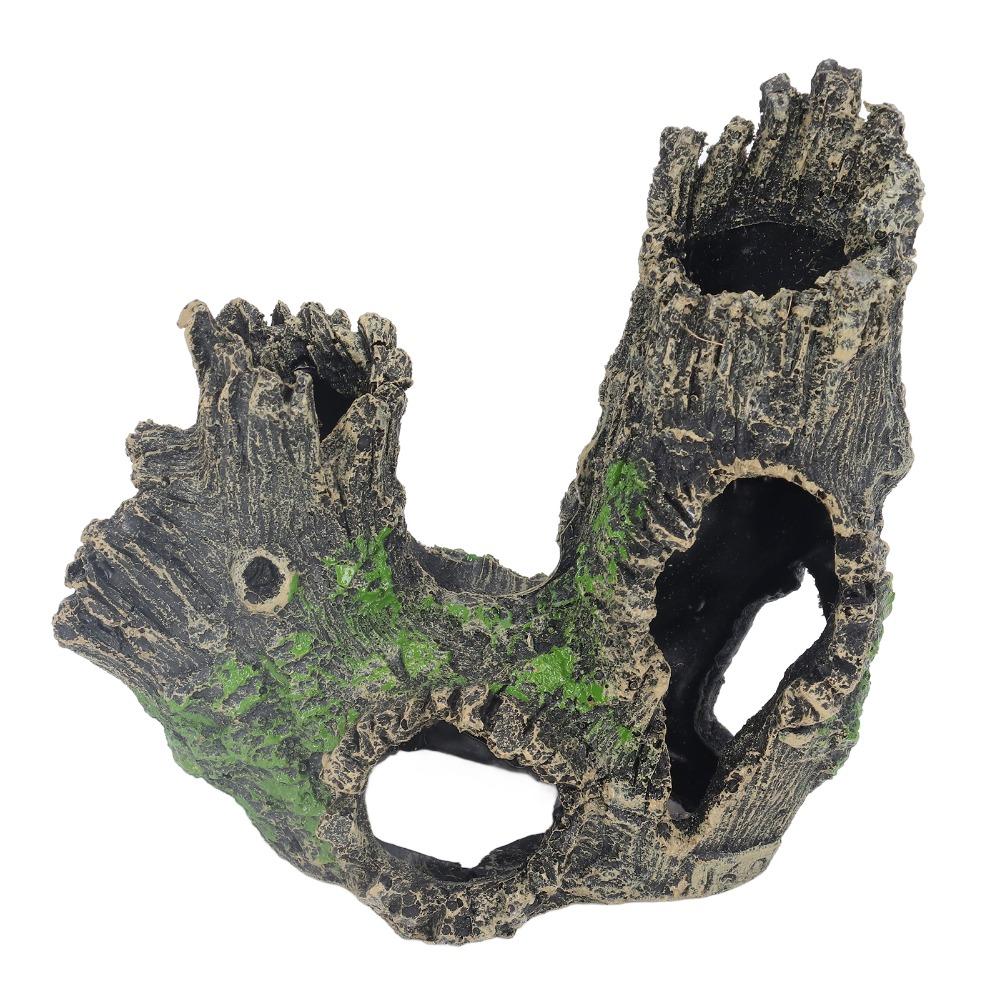 Multi-Cavity Hollow Fish Tank Cave Ornament Resin Aquarium Hideout Fish Tank Setup