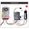 45mm 997 planetary gear DC reduction motor 12V 24V speed regulation high-power high low speed 17-3250rpm high torque 210KG motor