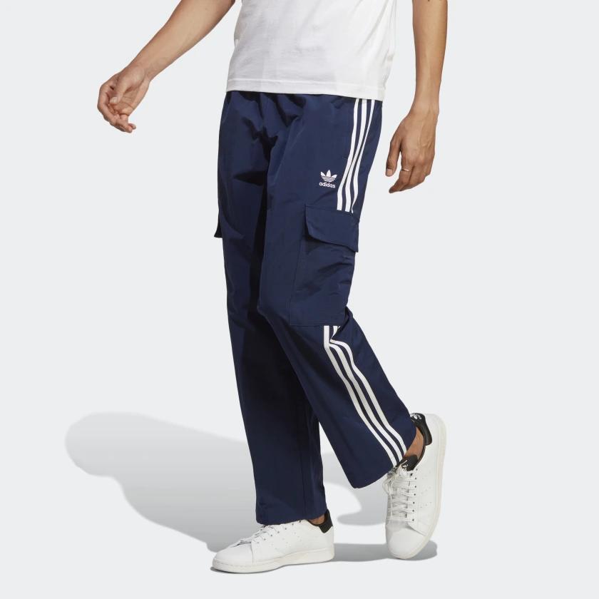 Adidas Adicolor Classics 3-Stripes Cargo Pants Night Indigo Men Streetwear HR3362