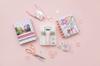 Outil de reliure - We R Memory Keepers - Mini Cinch - Blanc/Rose - 15 feuilles max