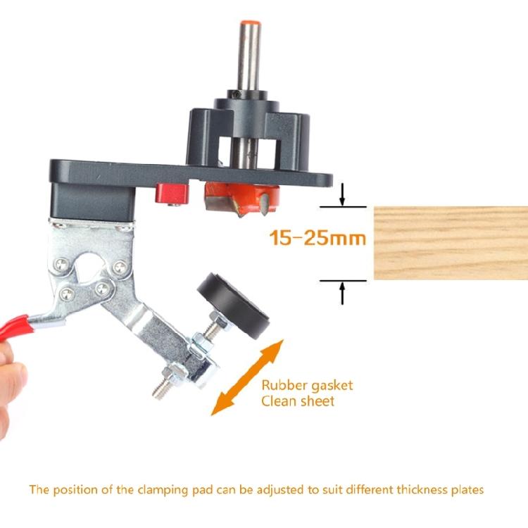 Hinges Mounting Tool Cabinet Door Hinge Jig Hinge Hole Drill Guide Locator 35mm Concealed Hinge Jig with Clamp