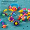 200pcs Large Particles Pop Beads Snap Bead DIY Jewelry Kit Bracelet Making Kit  Birthday Gifts