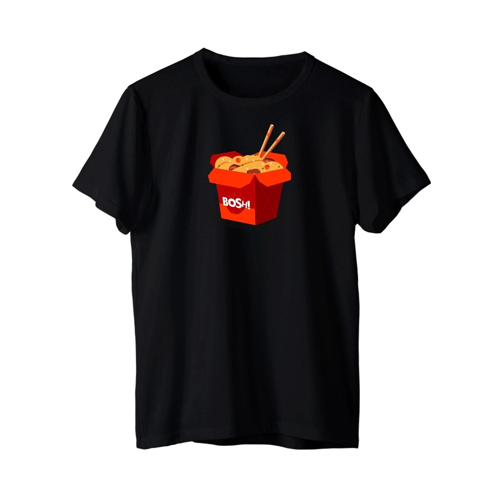 

Unisex T-shirt - BOSH! Chinese Takeaway - Funny Novelty Big John Humour Gift XL