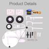 3 Sets Landing Gear Wheel Kit Model Airplane Accessories RC Spare Parts Nylon Shock Absorbing