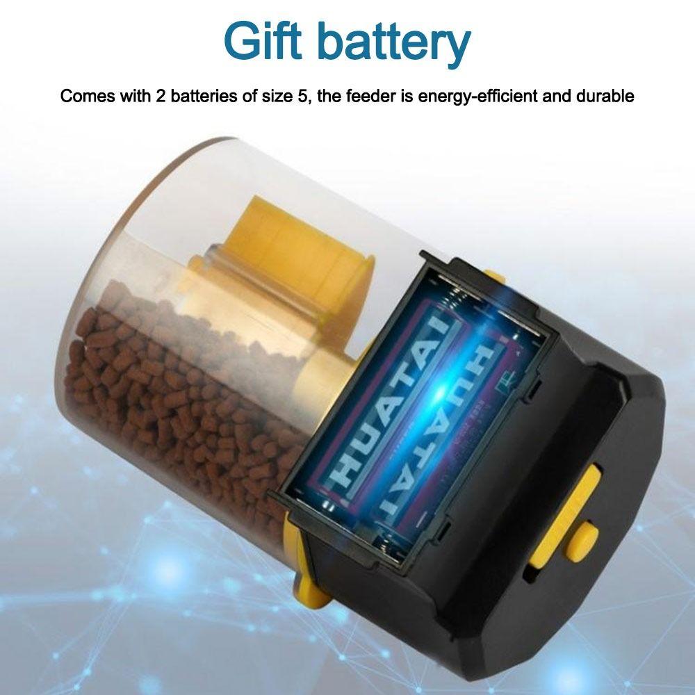 Durable Intelligent Fish Tank Feeder Large Capacity 2nd Gear Automatic Fish Feeder Aquarium Feeder Aquarium Accessories