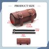 Motorcycle Tool Bag for Bikes Universal Easy Installation Handy PU Leather Cycling Accessory