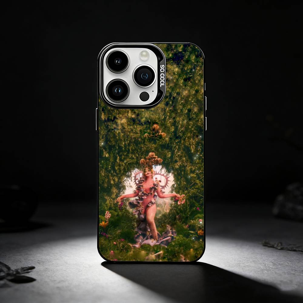 M-Melanie Martinez Portals Phone Case For iPhone 17,16,15,14,13,12,11 Plus,Pro Max,XS,Colored silver phone case