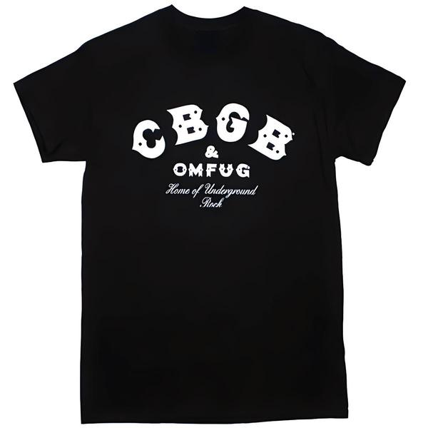 CBGB OMFUG T-shirt Punk Rock CBs Underground Tee Adult Mens S-3XL S