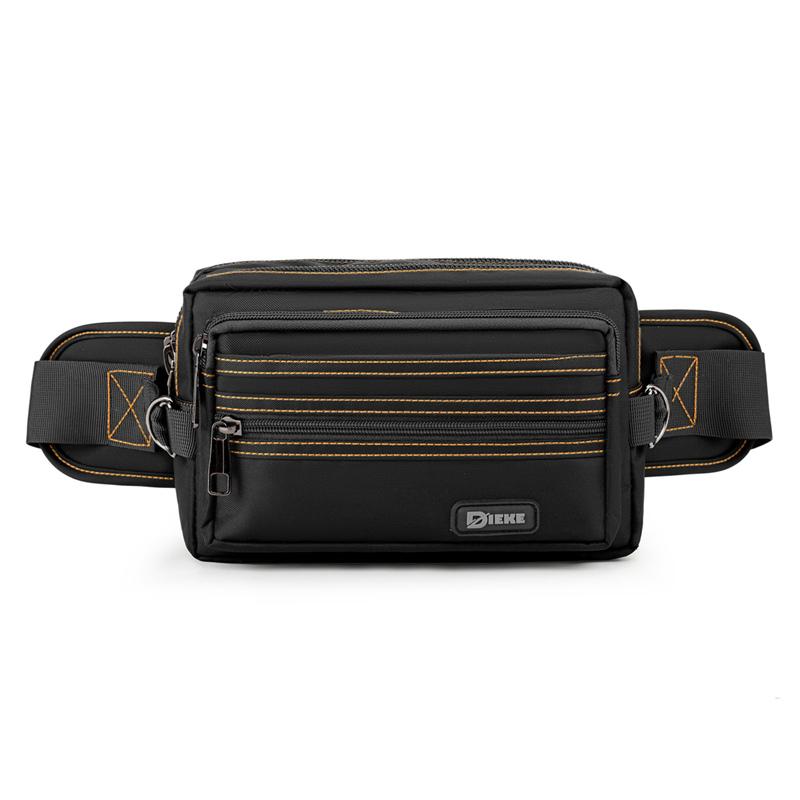 Multifunktionale Hüfttasche - verstellbarer Schultergurt, Brusttasche mit Mehrfachtaschen-Design, geeignet für Outdoor-Wandern, Cyc