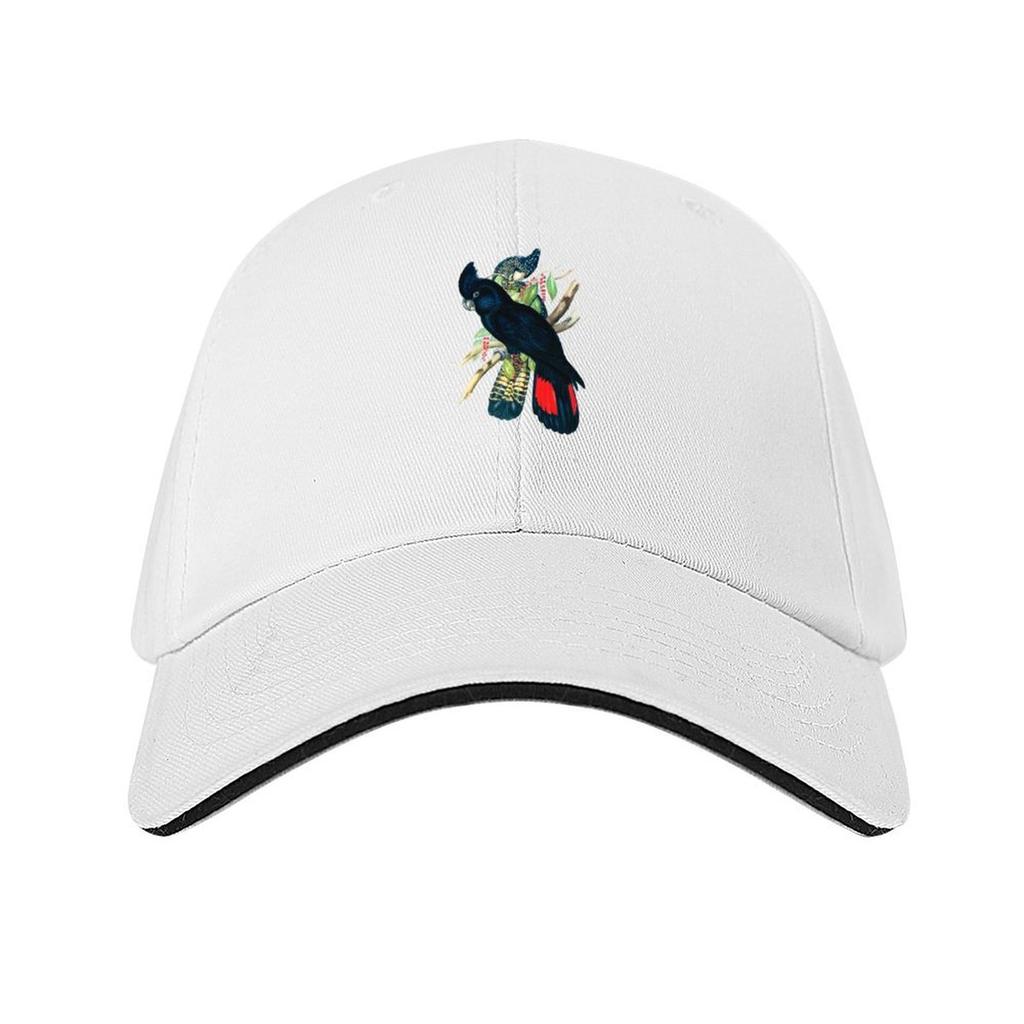 Australian Banksian Black Cockatoo Baseball Cap Sports Cap Wild Ball Hat fishing caps Unisex Uv Protection Solar Hat Unisex Womens