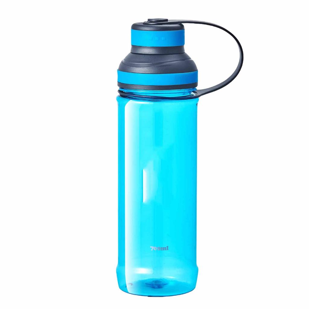 Stoßfeste Wasserflasche mit großem Fassungsvermögen, Auslaufsichere Kunststoff-Sportflasche für Männer, Outdoor-Fitness-Sommerflasche, Hitzebeständig