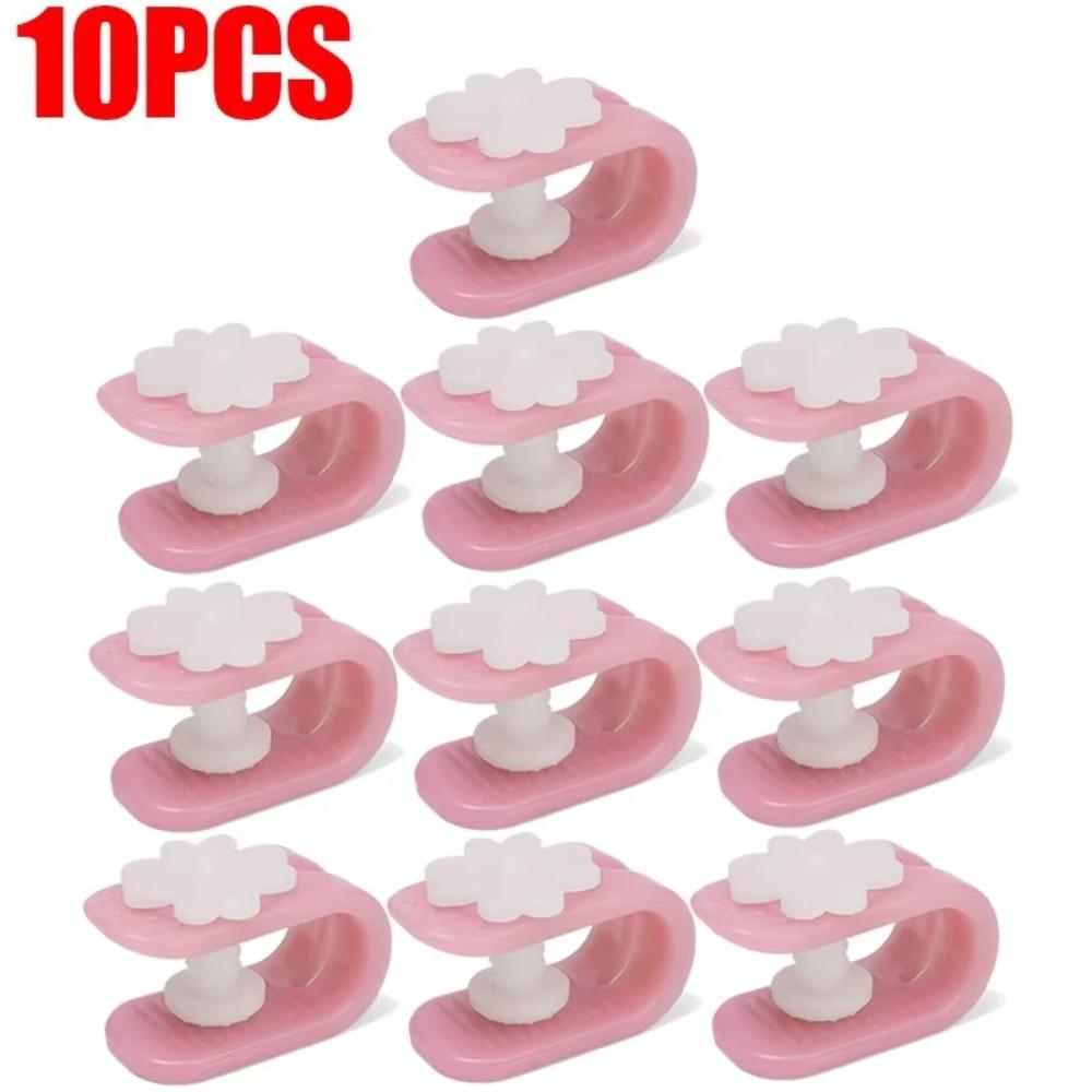 10PCS Anti-escape BedSheet Clips Plastic Blanket Buckles Quilt Fixator Grippers  Quilt Bed Cover