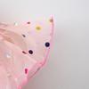 Summer New Year-old Girl Baby Wave Point Fluffy Mesh Skirt Baby Girl Flying Sleeve Princess Skirt Fairy Girl Skirt