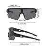 1 Stück Radsport-Sonnenbrille UV-Schutz Winddichte Brille Für Männer Frauen Polarisierte Gläser Rennradfahren Fahrrad Sportbrille Eyewear