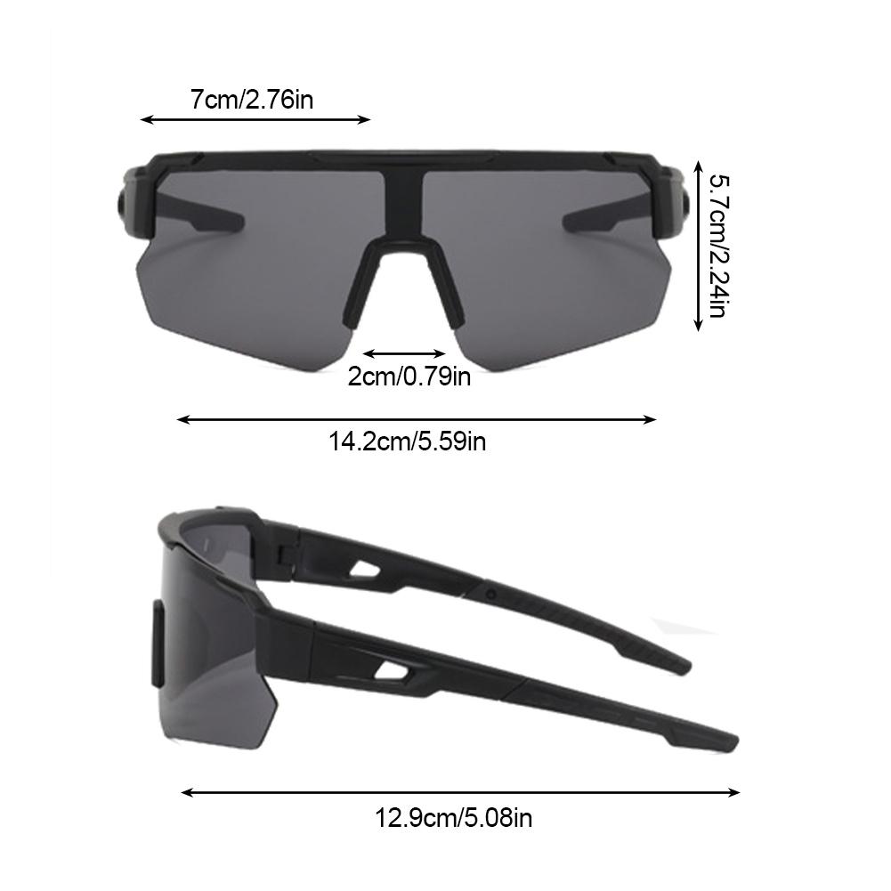1Pcs Cycling Sunglasses UV Protection Windproof Glasses For Men Women Polarized Lens Road Riding Bike Sport Glasses Eyewear