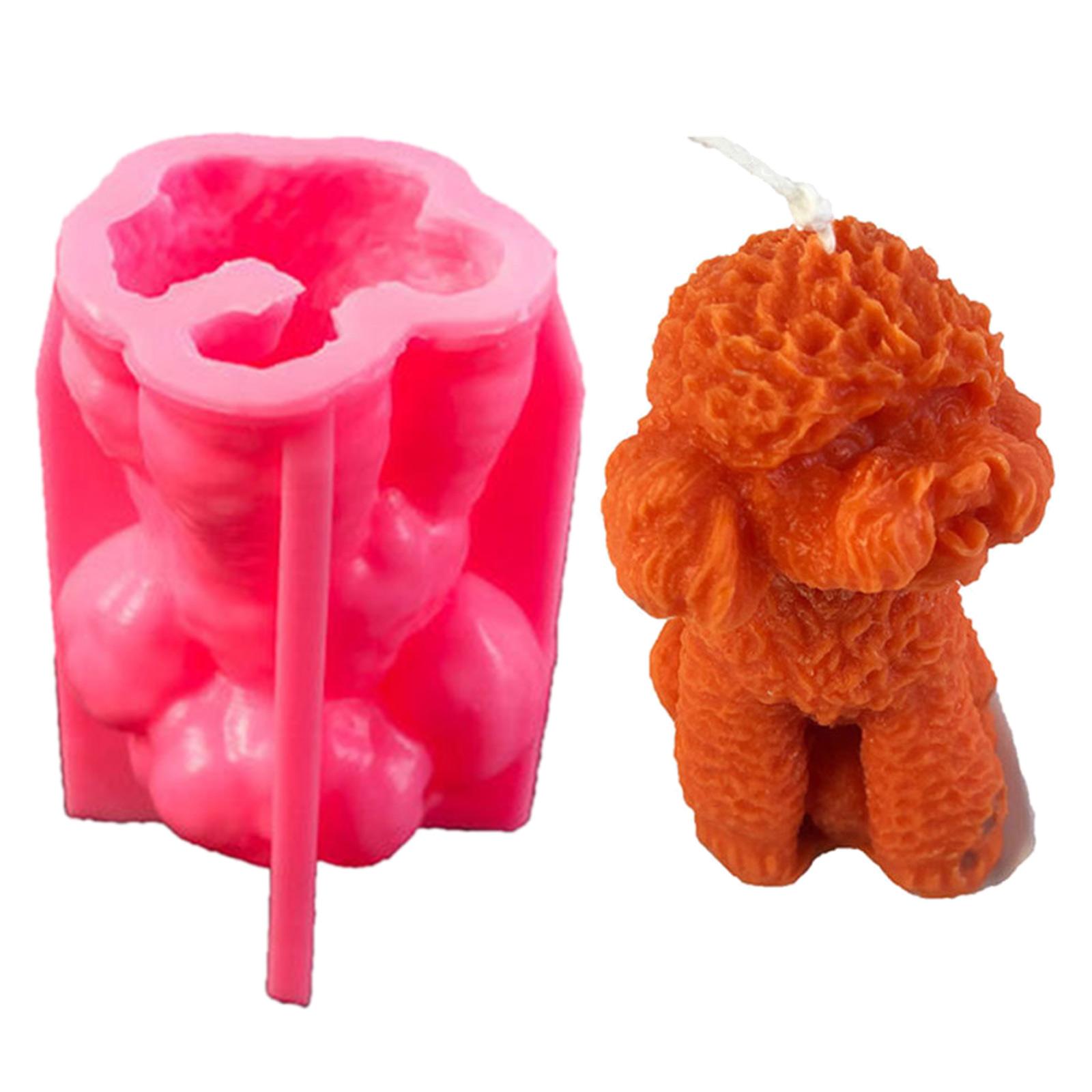 

Форма у вигляді собаки Форма для ароматерапевтичного мила Форми для воску Силіконова форма Прикраса для днів народжень та фестивалів 3